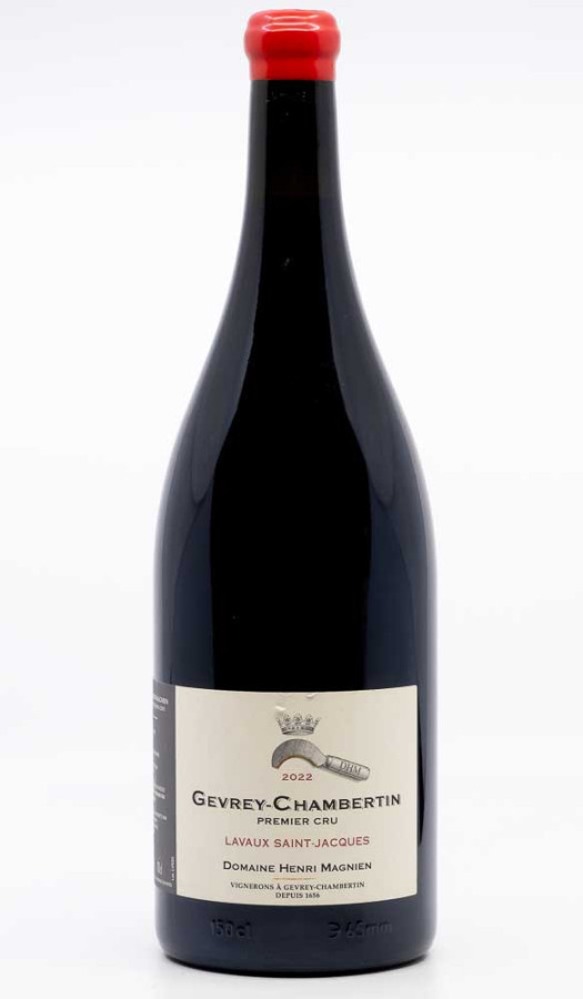 MAGNIEN HENRI - Gevrey Chambertin 1er Cru Lavaux Saint Jacques 2022 Magnum rouge, vin 1er cru de gevrey chambertin 1er