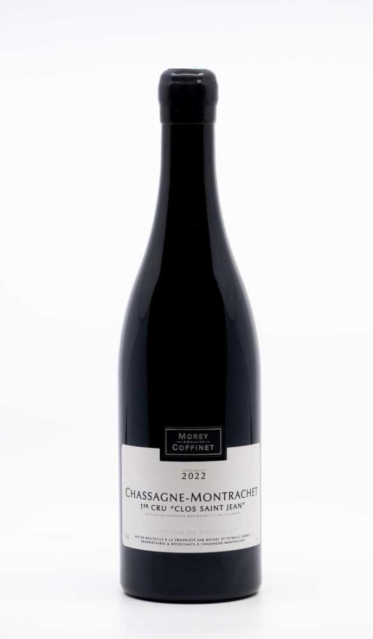 MOREY COFFINET - Chassagne Montrachet 1er Cru Clos Saint Jean Rouge 2022 rouge, vin 1er cru de chassagne montrachet 1er
