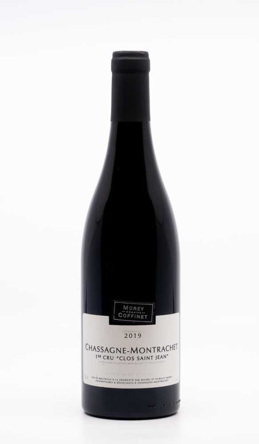 MOREY COFFINET - Chassagne Montrachet 1er Cru Clos Saint Jean Rouge 2019 red, wine 1er cru from chassagne montrachet