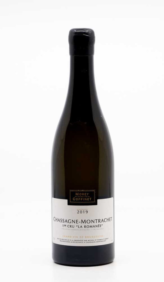 MOREY COFFINET - Chassagne Montrachet 1er Cru La Romanée 2019 blanc, vin 1er cru de chassagne montrachet 1er cru
