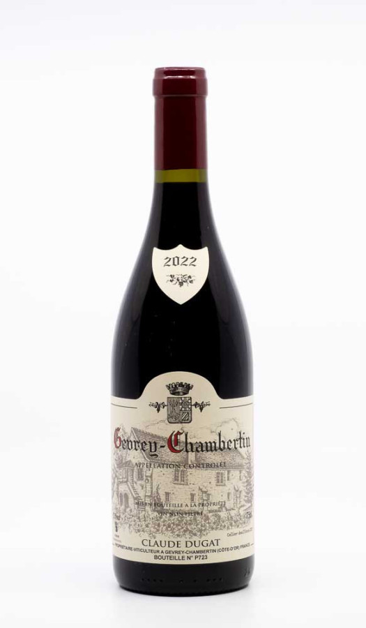DUGAT CLAUDE - Gevrey Chambertin 2022 rouge, vin village de gevrey chambertin