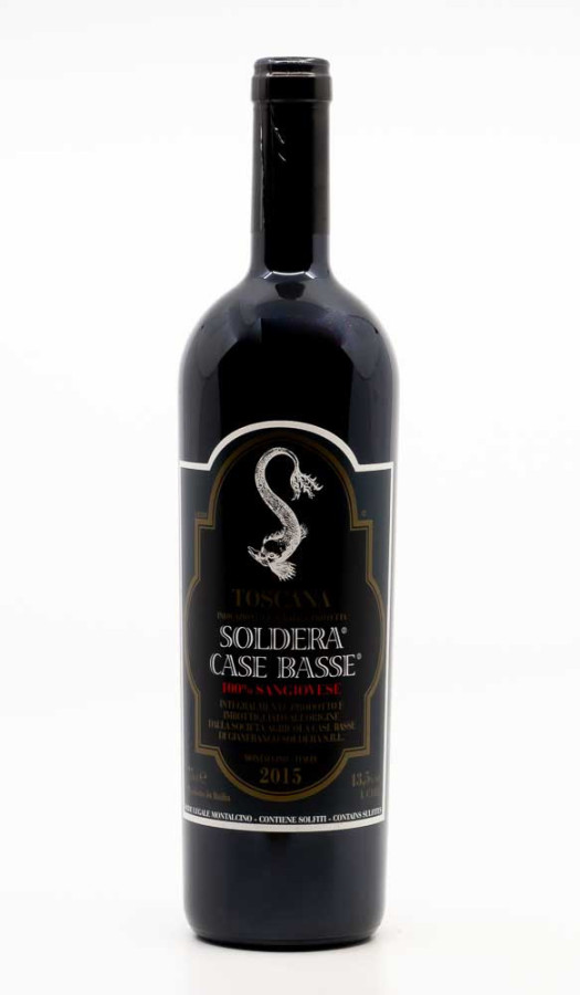 CASE BASSE - Toscana Soldera 2015 rouge, vin  de toscana