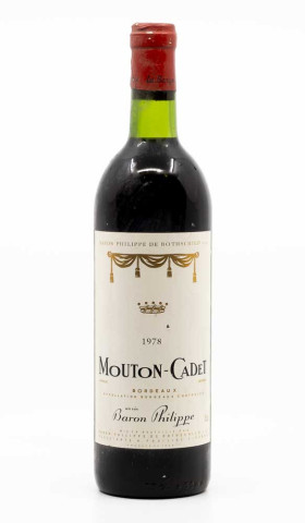 MOUTON CADET BARON PHILIPPE DE ROTHSCHILD - Bordeaux 1978