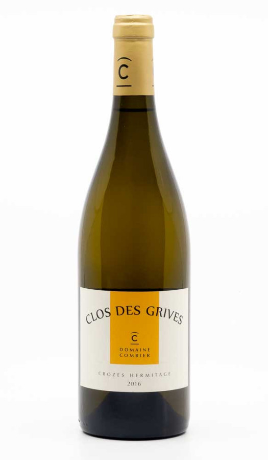 COMBIER - Crozes Hermitage Clos des Grives blanc 2016 white, wine  from crozes hermitage