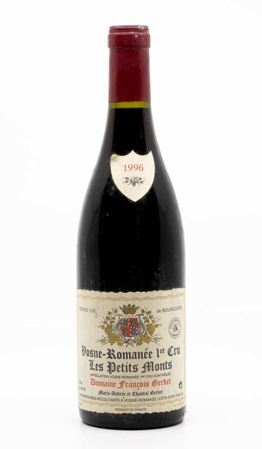 GERBET FRANCOIS - Vosne Romanée 1er Cru Petits Monts 1996