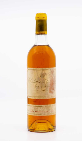 CHATEAU YQUEM - Sauternes 1985 blanc, vin  de sauternes
