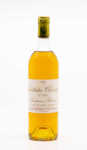 CHÂTEAU CLIMENS - Sauternes 1975 blanc, vin  de sauternes