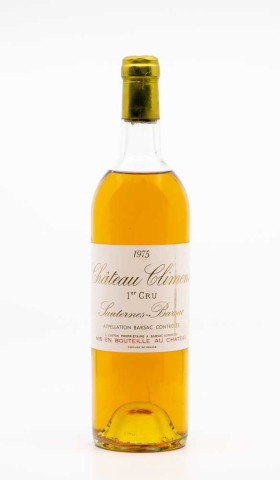 CHÂTEAU CLIMENS - Sauternes 1975 blanc, vin  de sauternes