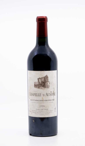 LA CHAPELLE D'AUSONE - Saint Emilion 2006 red, wine  from saint emilion