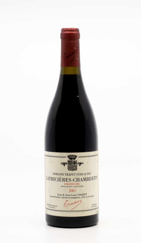TRAPET JEAN LOUIS - Latricières Chambertin Grand Cru 2001 rouge, vin grand cru de latricières chambertin
