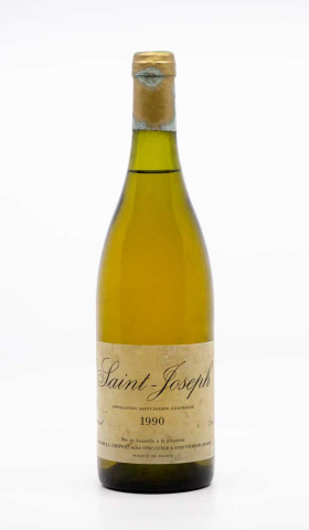 GRIPPAT JEAN LOUIS - Saint Joseph blanc 1990 blanc, vin  de saint joseph