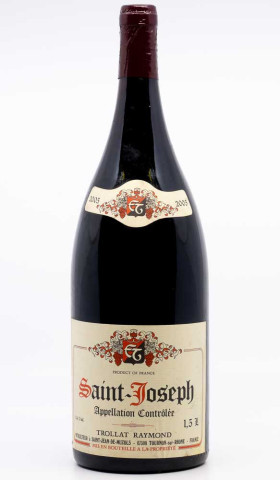 TROLLAT - Saint Joseph 2005 rouge, vin  de saint joseph