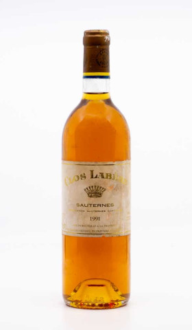 CLOS LABERE - Sauternes 1991 blanc, vin de sauternes