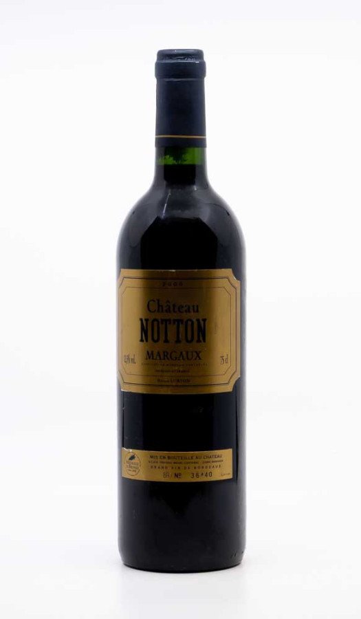 CHÂTEAU NOTTON - Margaux 2000 rouge, vin  de margaux