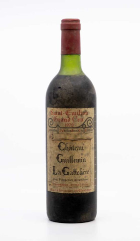 CHÂTEAU GUILLEMIN LA GAFFELIERE - Saint Emilion 1978 rouge, vin  de saint emilion