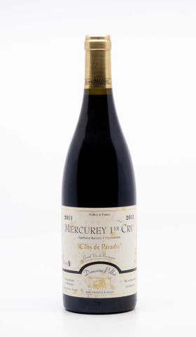 PILLOT - Mercurey 1er Cru Clos du Paradis 2011 red, wine 1er cru from mercurey 1er cru