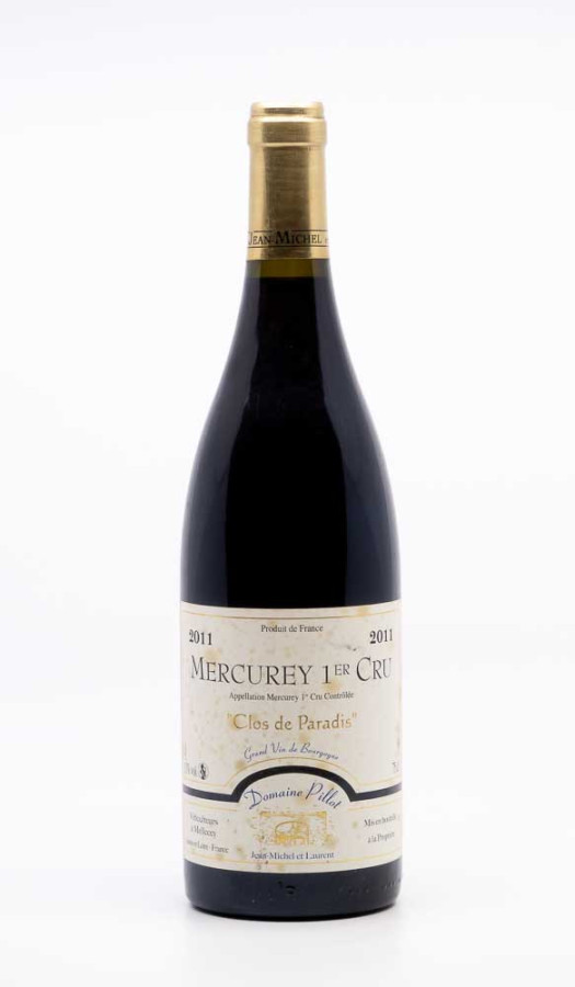 PILLOT - Mercurey 1er Cru Clos du Paradis 2011 red, wine 1er cru from mercurey 1er cru