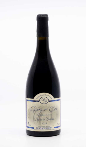BOURGEON RENE - Givry 1er Cru Clos de la Baraude 2010 rouge, vin 1er cru de givry 1er cru
