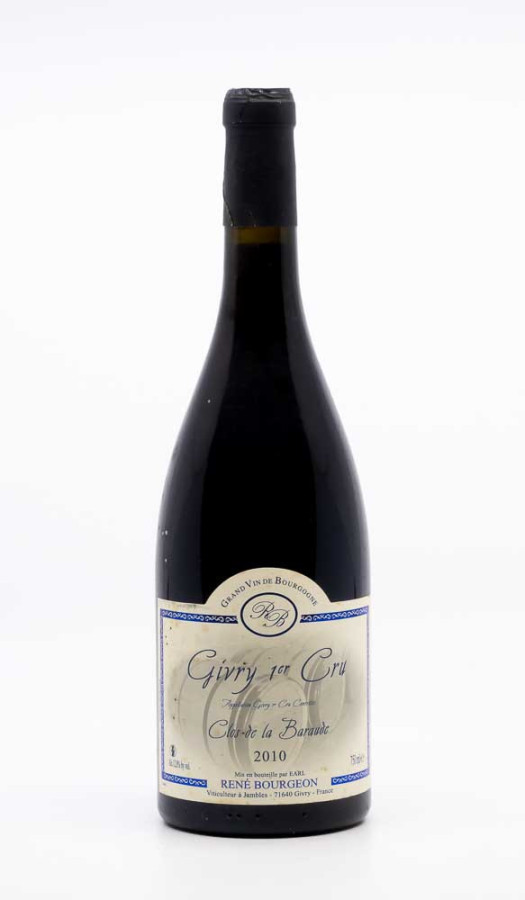 BOURGEON RENE - Givry 1er Cru Clos de la Baraude 2010 rouge, vin 1er cru de givry 1er cru