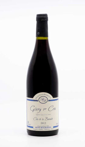 BOURGEON RENE - Givry 1er Cru Clos de la Baraude 2012 rouge, vin 1er cru de givry 1er cru