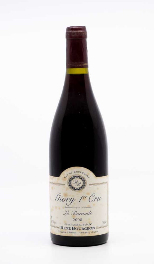 BOURGEON RENE - Givry 1er Cru La Baraude 2008 red, wine 1er cru from givry 1er cru