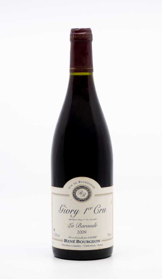 BOURGEON RENE - Givry 1er Cru La Baraude 2009 rouge, vin 1er cru de givry 1er cru