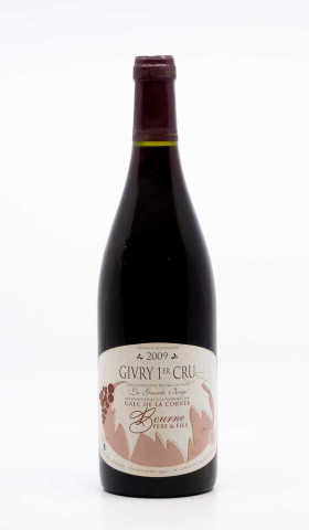BOURNE - Givry 1er Cru la Grande Berge 2009 rouge, vin 1er cru de givry 1er cru