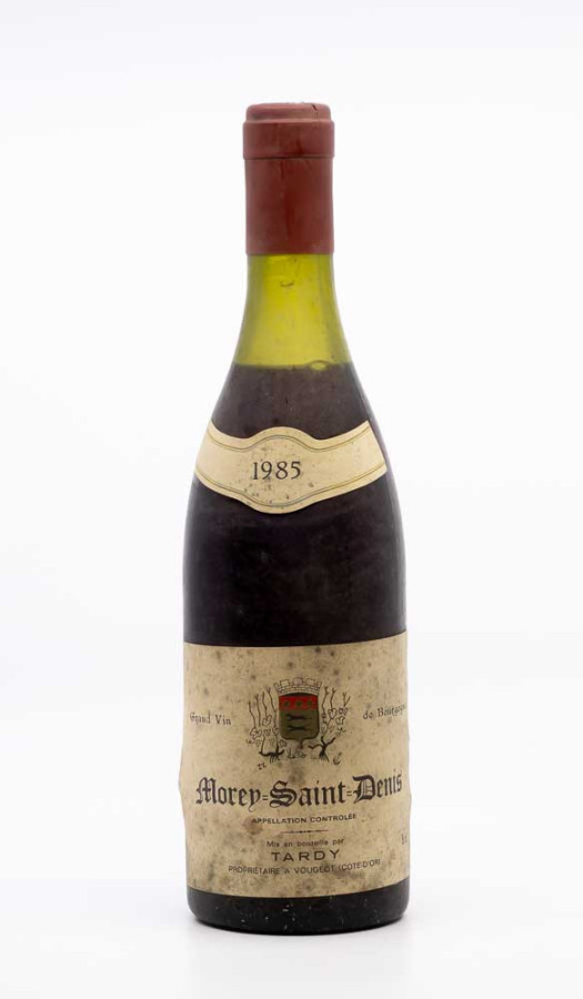 TARDY - Morey Saint Denis 1985 red, wine village from morey saint denis
