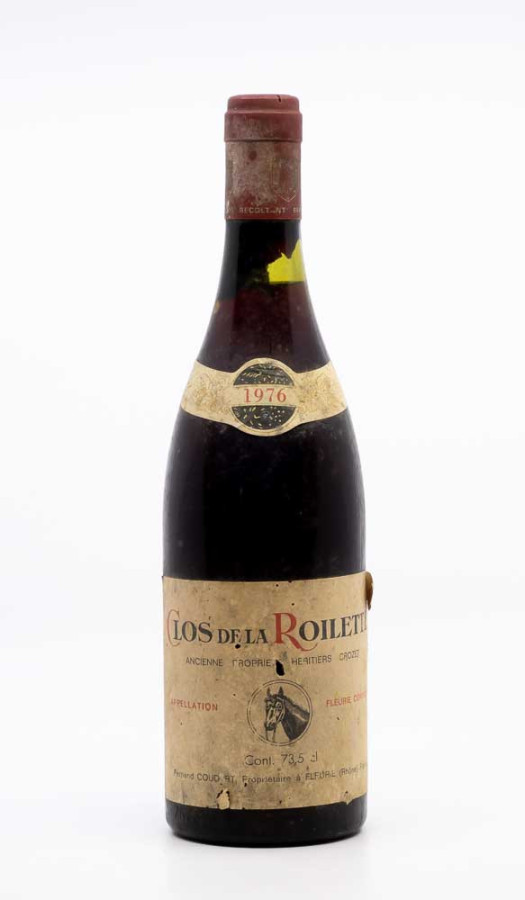 CLOS DE LA ROILETTE - Fleurie 1976 rouge, vin  de fleurie