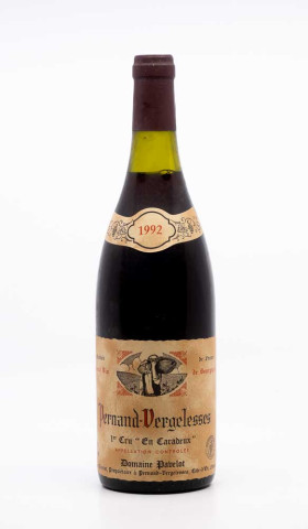 PAVELOT - Pernand Vergelesses 1er Cru en Caradeux 1992 rouge, vin 1er cru de pernand vergelesses 1er cru