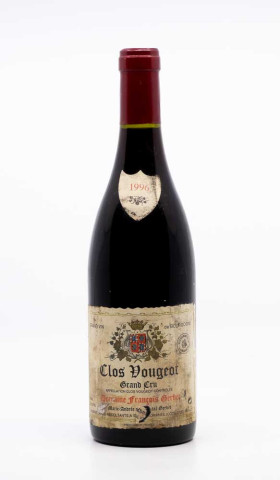 GERBET FRANCOIS - Clos Vougeot Grand Cru 1996 rouge, vin grand cru de clos vougeot