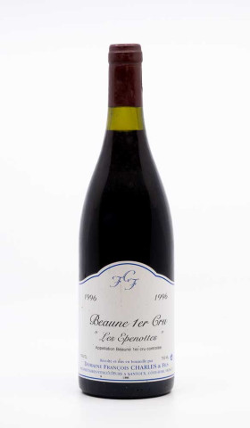 CHARLES FRANCOIS - Beaune 1er Cru les Epenottes 1996 rouge, vin 1er cru de beaune 1er cru