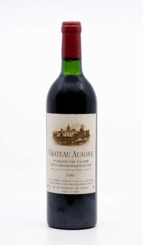 CHÂTEAU AUSONE - Saint Emilion 1986 red, wine  from saint emilion