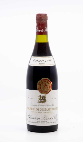 CHANSON - Beaune 1er Cru Clos des Marconnets 1991