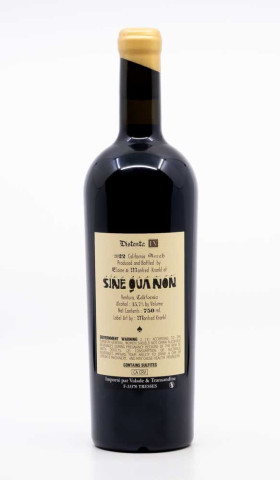 SINE QUA NON - Distenta Syrah 2022