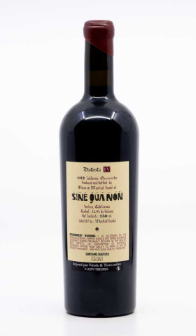 SINE QUA NON - Distenta Grenache 2022 rouge, vin  de napa valley