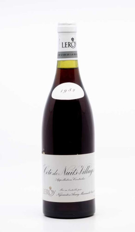 LEROY SA - Côtes de Nuits Villages 1982
