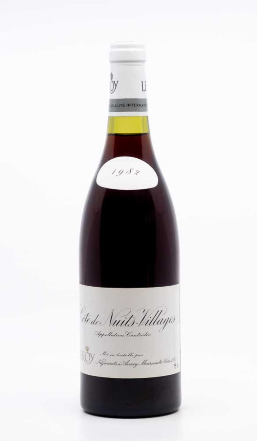LEROY SA - Côtes de Nuits Villages 1982 LEROY SA - Côtes de Nuits Villages 1982