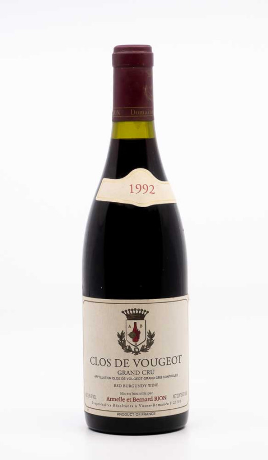 RION BERNARD - Clos Vougeot Grand Cru 1992