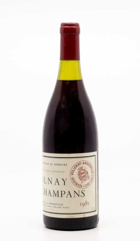MARQUIS D'ANGERVILLE - Volnay 1er Cru Champans 1981