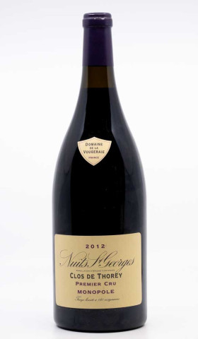 DOMAINE DE LA VOUGERAIE - Nuits Saint Georges 1er Cru Clos de Thorey 2012 Magnum
