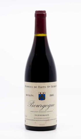 HOSPICES DE NUITS ST GEORGES - Bourgogne Rouge 2005 rouge, vin régional de bourgogne