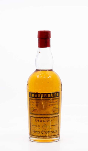 PERES CHARTREUX - Chartreuse Tarragone Jaune El Licor Cumbre 1951-1959
