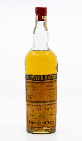 PERES CHARTREUX - Chartreuse Tarragone Jaune El Licor Cumbre 1952-1959