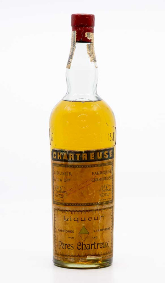 PERES CHARTREUX - Chartreuse Tarragone Jaune El Licor Cumbre 1952-1959