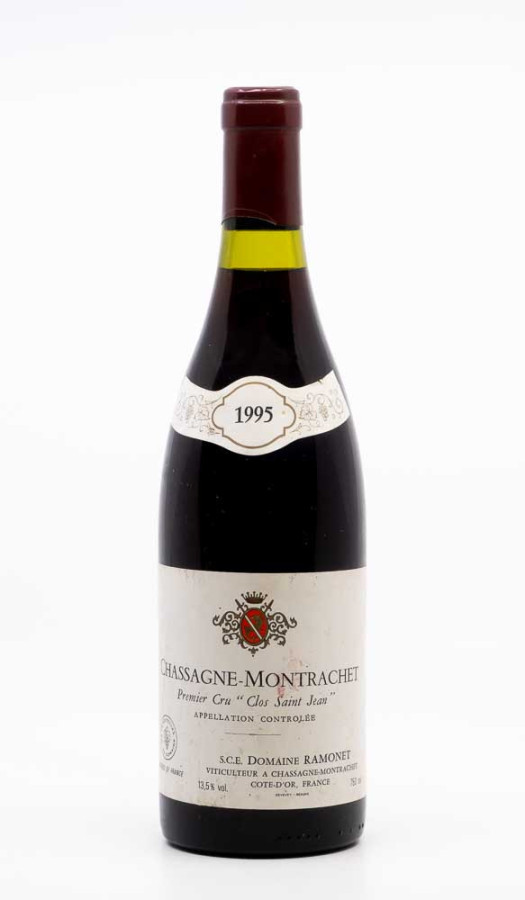 RAMONET JEAN CLAUDE - Chassagne Montrachet 1er Cru Clos Saint Jean rouge 1995