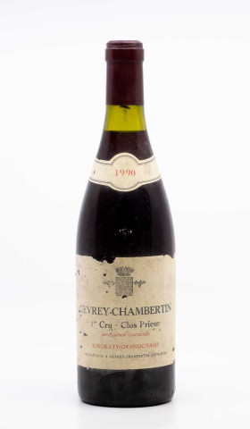SOROKATY GRANDCHAMP - Gevrey Chambertin 1er Cru Clos Prieur 1990