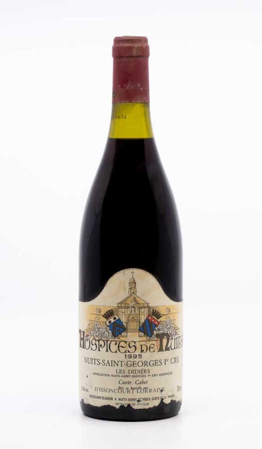 HOSPICES DE NUITS ST GEORGES - Nuits Saint Georges 1er Cru les Didiers 1995 red, wine 1er cru from nuits saint georges