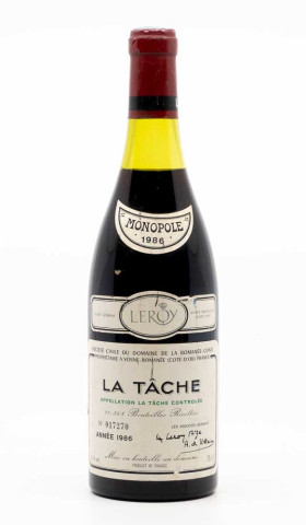 DOMAINE DE LA ROMANEE CONTI - La Tâche Grand Cru 1986
