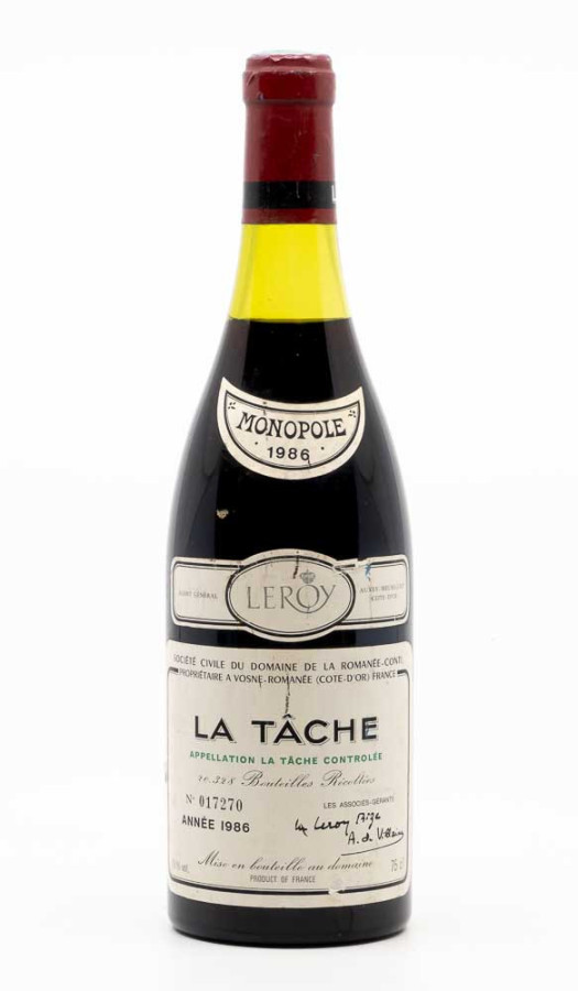 DOMAINE DE LA ROMANEE CONTI - La Tâche Grand Cru 1986